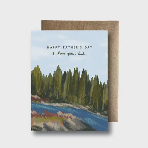 Happy Father's Day River Card Maija