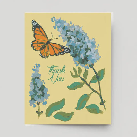 Lilac Thank You Card Ingrid