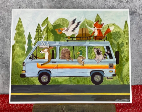 Van Life Print 8x10