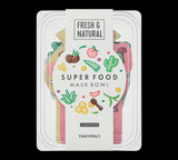 Superfood Bowl Sheet Mask Set 6 Face Masks