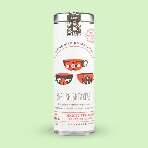 English Breakfast Tea 6 Bag Tin