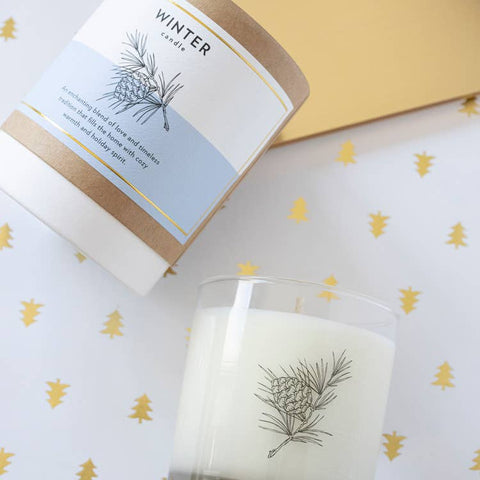 Winter Seasonal Soy Candle