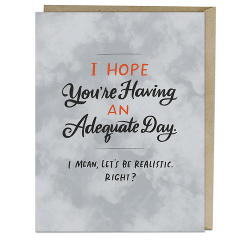 Adequate Day Card