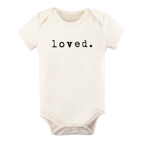 Loved Short Sleeve Onesie