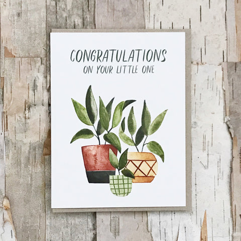 Little One Congratulations Card Paper Anchor