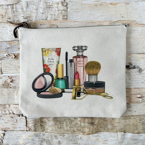 Makeup Canvas Pouch