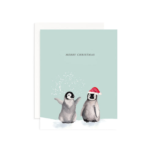 Christmas Penguins Card