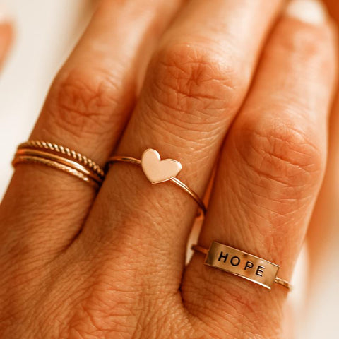 Luca Heart Ring