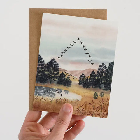 Autumn Flight Card