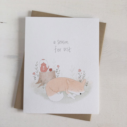 A Season For Rest Card