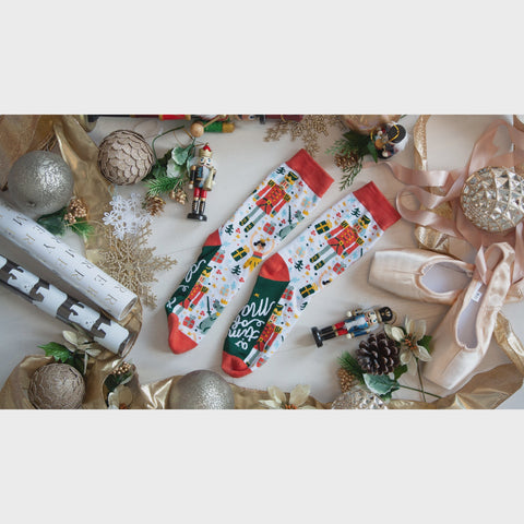 Nutcracker Crew Socks
