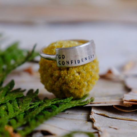 Go Confidently Cherished Inspiring Ring