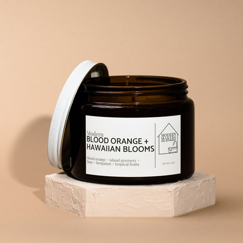 Blood Orange and Hawaiian Blooms 15oz Candle