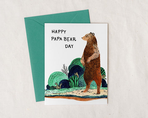 Happy Papa Bear Day Card