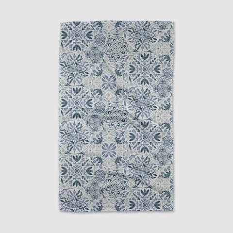 Floral Medallions Tea Towel