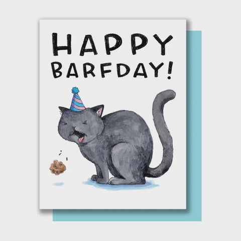 Happy Barfday Card