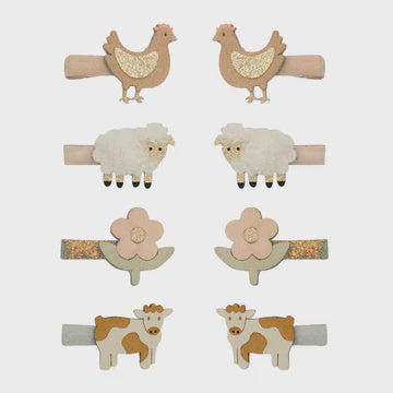 Farm Animal Mini Clips