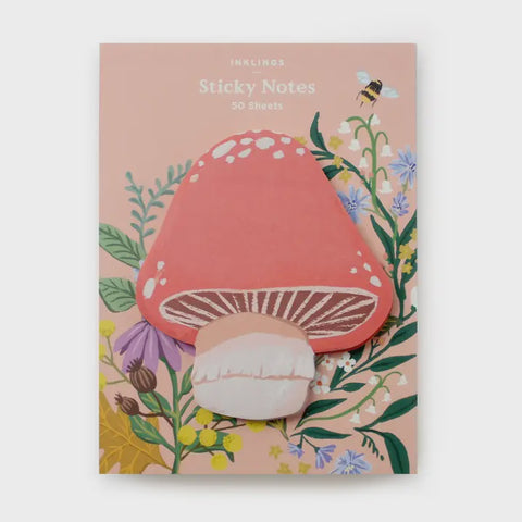 Mushroom Sticky Notes Ink