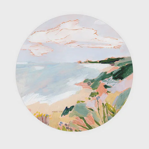 Flower Fields Shore Am Thankful Coasters Set of 4