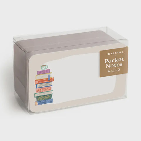 Book Stack Pocket Notes