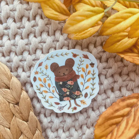 Woodland Mouse Sticker