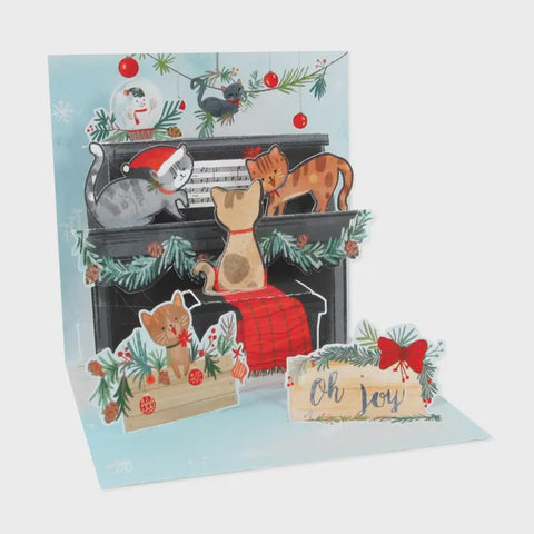 Piano Cats Mini Trinket Card