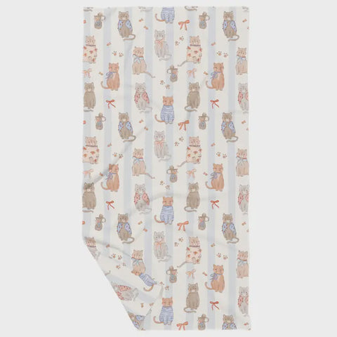 Sweet Cats Double Sided Waffle Dish Towel