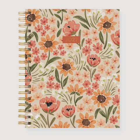 Sunny Poppies 2027 Yearly Planner