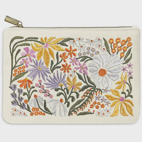 Flower Market Wildflowers Zip Pouch