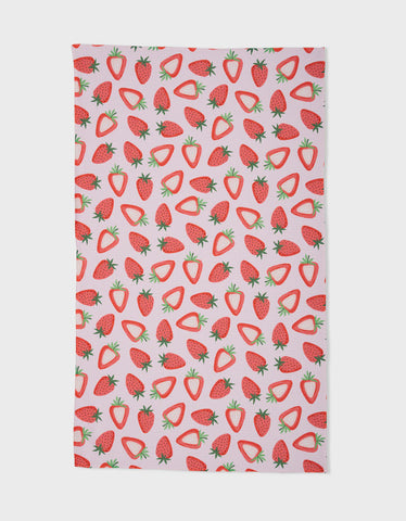 Sweet Strawberry Kitchen Towel