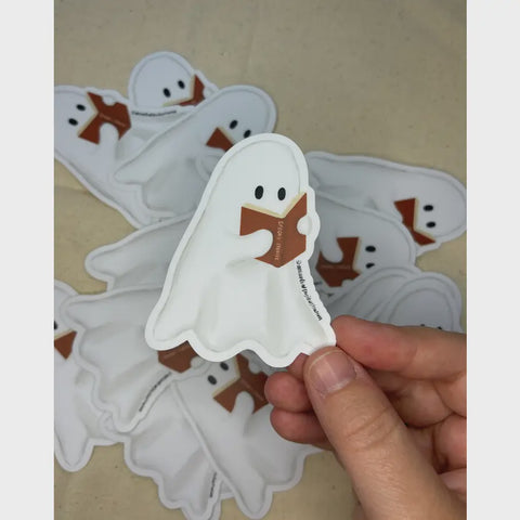 Ghost Reading Sticker