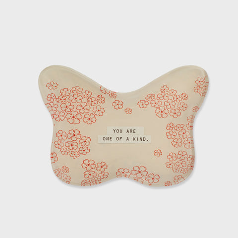 You Are One Of A Kind Small Butterfly Decoupage Plate