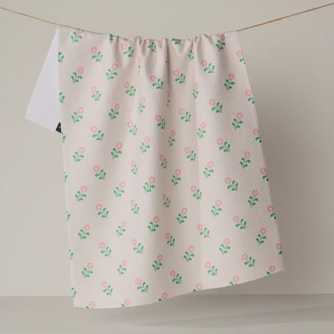 Lucky Blossom Tea Towel