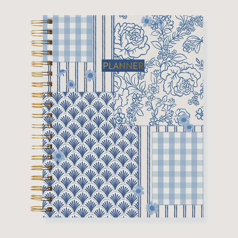 Coastal Patchwork Undated Planner
