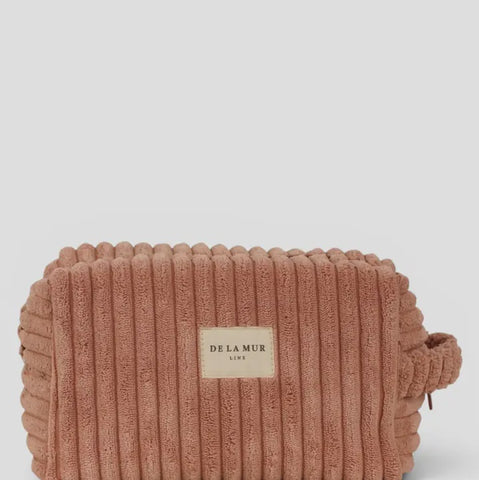 Squared Makeup Bag Crepe