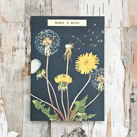 Make A Wish Dandelion Card