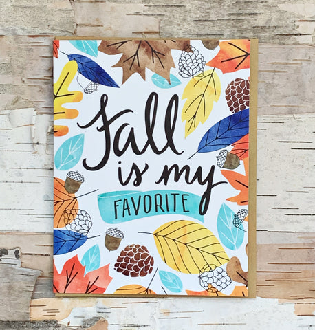 Fall Is My Favorite Card