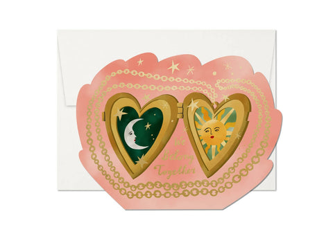 We Belong Together Locket Love Card