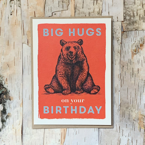 Birthday Bear Card J. Faulkner