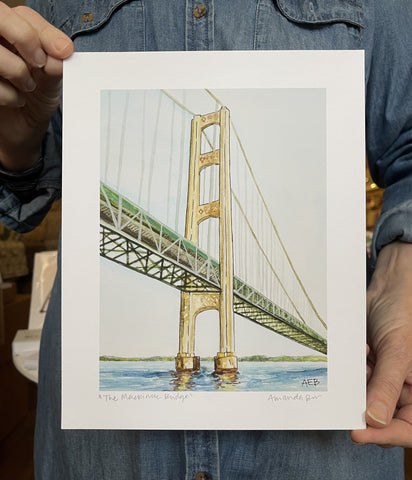 Mackinac Bridge Print AEB