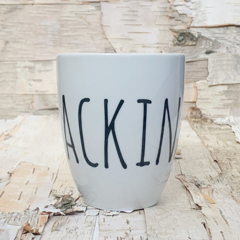 Mackinac Short Mug Handwritten Collection