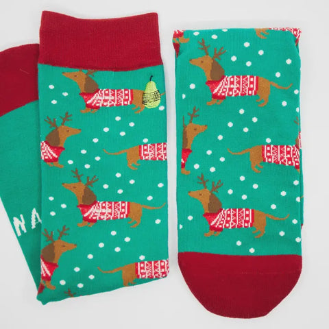 Feliz Navidad Socks