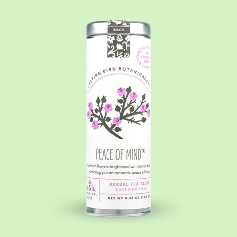 Peace Of Mind Tea 6 Bag Tin