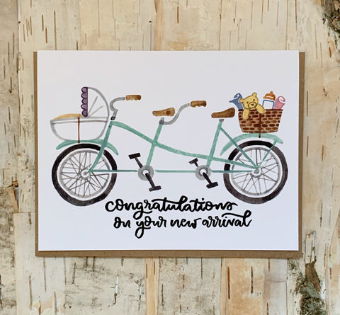 Bicycle New Arrival Card