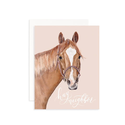 Hay Neighbor Greeting Card