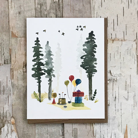 Woodland Birthday Card