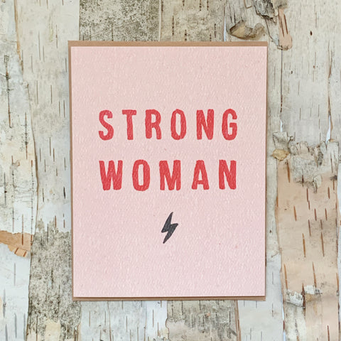 Strong Woman Daydream Card
