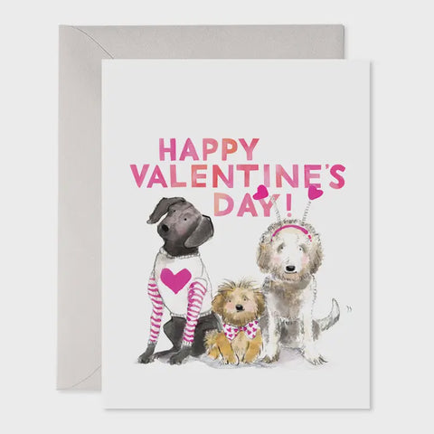 Valentine's Day Doggies Card