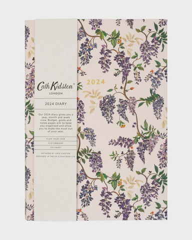 Cath Kidston London Wisteria Rotary 2024 Diary