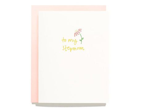 To My Stepmom Flower Card